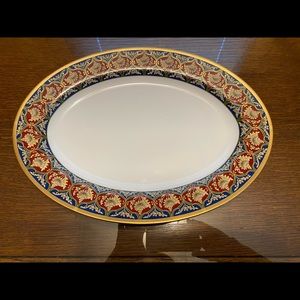 Christian Dior Tabriz Oval Platter Mint NEW
